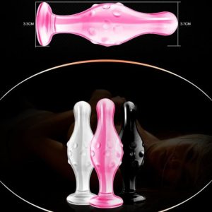 4.5"" Glass Romance Black