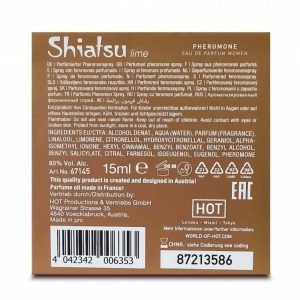 SHIATSU Pheromon Fragrance woman lime 15 ml