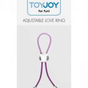 Adjustable Love Ring Purple