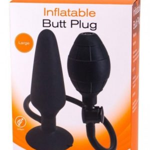 Inflatable Butt Plug L Black