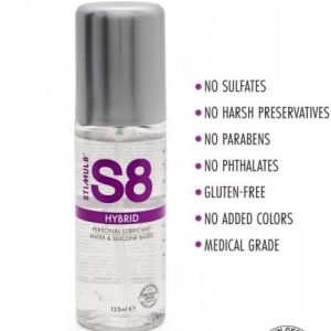 S8 Hybrid Lube 125ml Natural