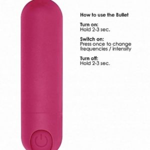 10 Speed Rechargeable Bullet - Pink
