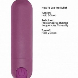 10 Speed Rechargeable Bullet - Purple