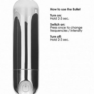 10 Speed Rechargeable Bullet - Silver