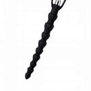 A-TOYS, Anal Vibration Chain, Silicone, Black, 32,7 cm