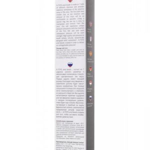 Anal beads Toyfa A-toys Coron, with balls, silicone, black, 35,9 cm