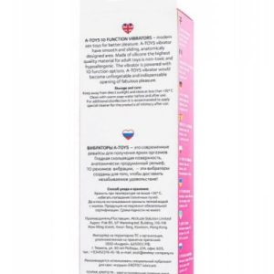 A-TOYS, Vibrator Una, Silicone, Pink, 19.8 cm