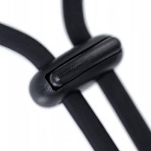 A-Toys Erection enhancing lasso Jat , black, silicone, 14cm