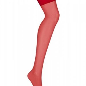 Bielizna-S800 pończochy czerwone L/XL