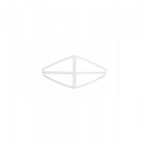 Bielizna - A760 podwiązka biała L/XL