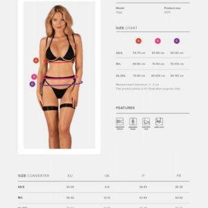 Bielizna-Selinne komplet 3-częściowy XL/2XL