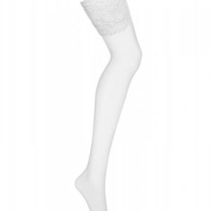 Bielizna-810-STO-2 pończochy białe L/XL