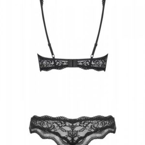 Bielizna-Luvae komplet 2-częściowy Czarny  S/M