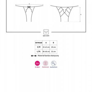 Bielizna-Miamor figi otwarte L/XL