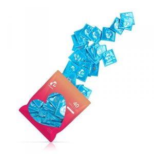 EasyGlide - Ribs and Dots Condoms 40 pcs
