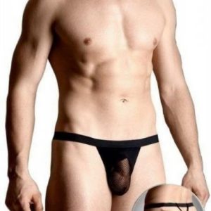 Mens thongs 4494 - black XL