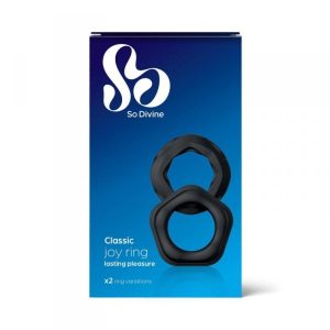 Classic Silicone Cock Rings - 2 Pack