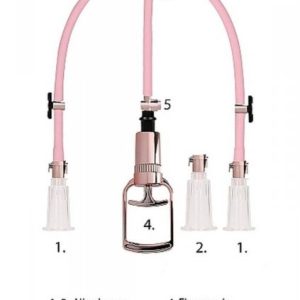 Clitoral & Nipple Pump Set Medium - Rose Gold