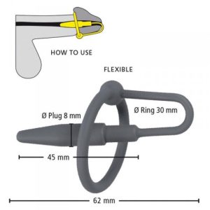 Penis Plug with Glans Ring