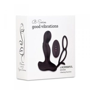 Wibrator-Silicone Massager 7 Function and Heating Function, Black