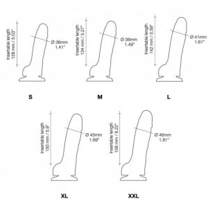 SLIDING SKIN REALISTIC DILDO FUSHIA S